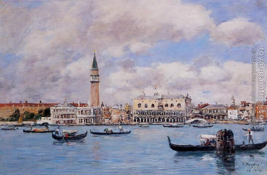 Eugene Boudin : Venice, the Campanile, the Ducal Palace and the Piazzetta II